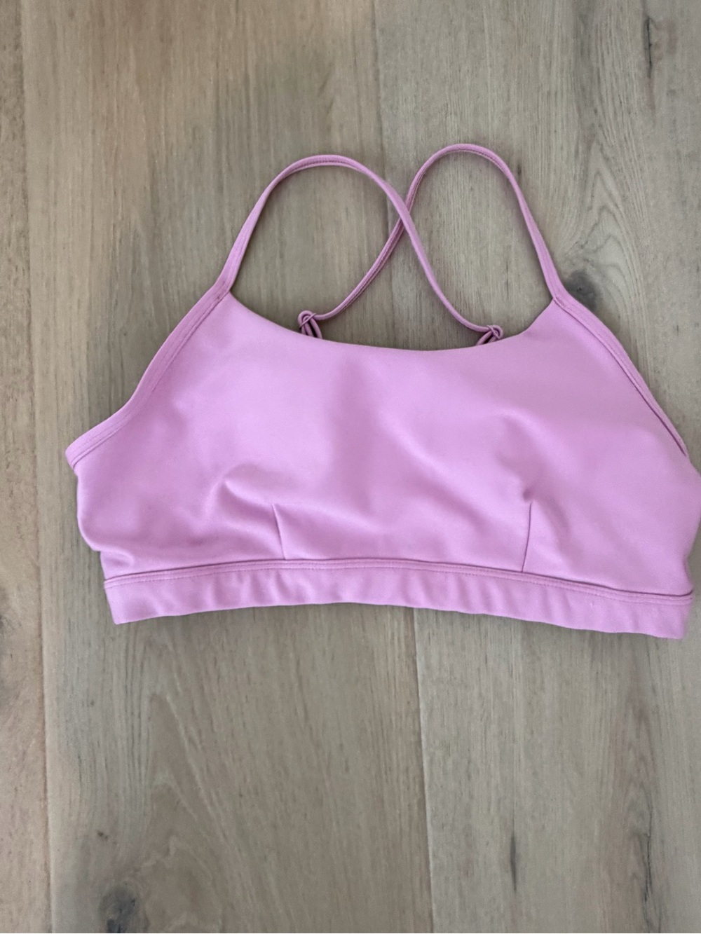 Alo Yoga Candy Heart Pink Sports Bra
